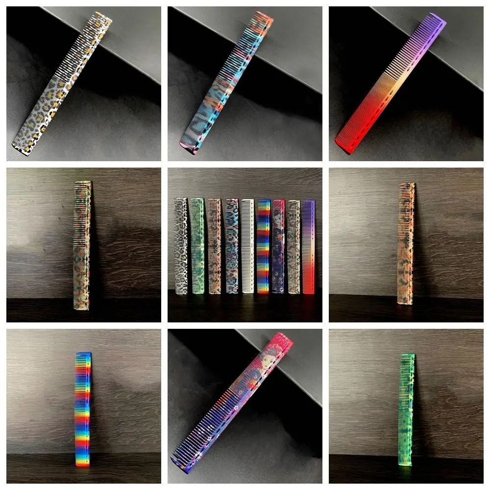 

Plastic Hair Cutting Comb Professional Anti-Static Pro Hairdressing Combs Colored Durable Fine Cutting Comb Men/Women