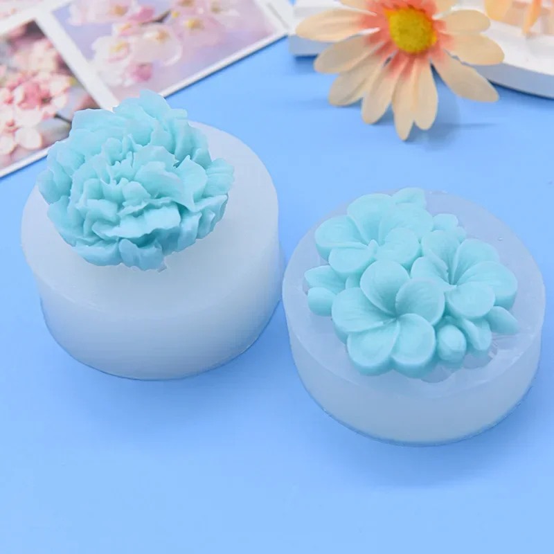 3D Carnation Flower Silicone Cake Mold Fondant Candy  Mold Cupcake Jelly Chocolate Cake Decoration Kitchen Baking Tool Moulds