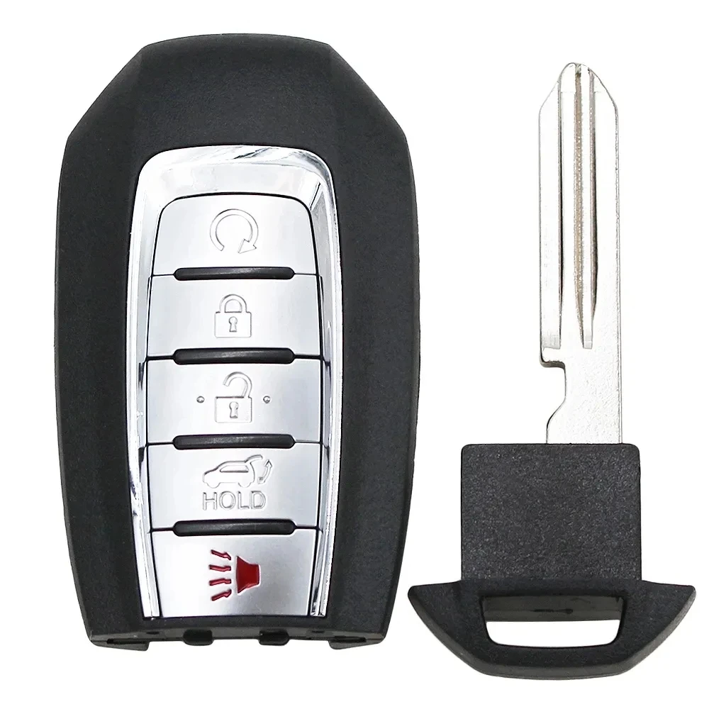 KEYECU S180144707 FCC ID: KR5TXN1 For Infiniti QX50 QX55 2020 2021 2022 433.92MHz 4A Chip 5 Button Car Key Smart Remote Fob