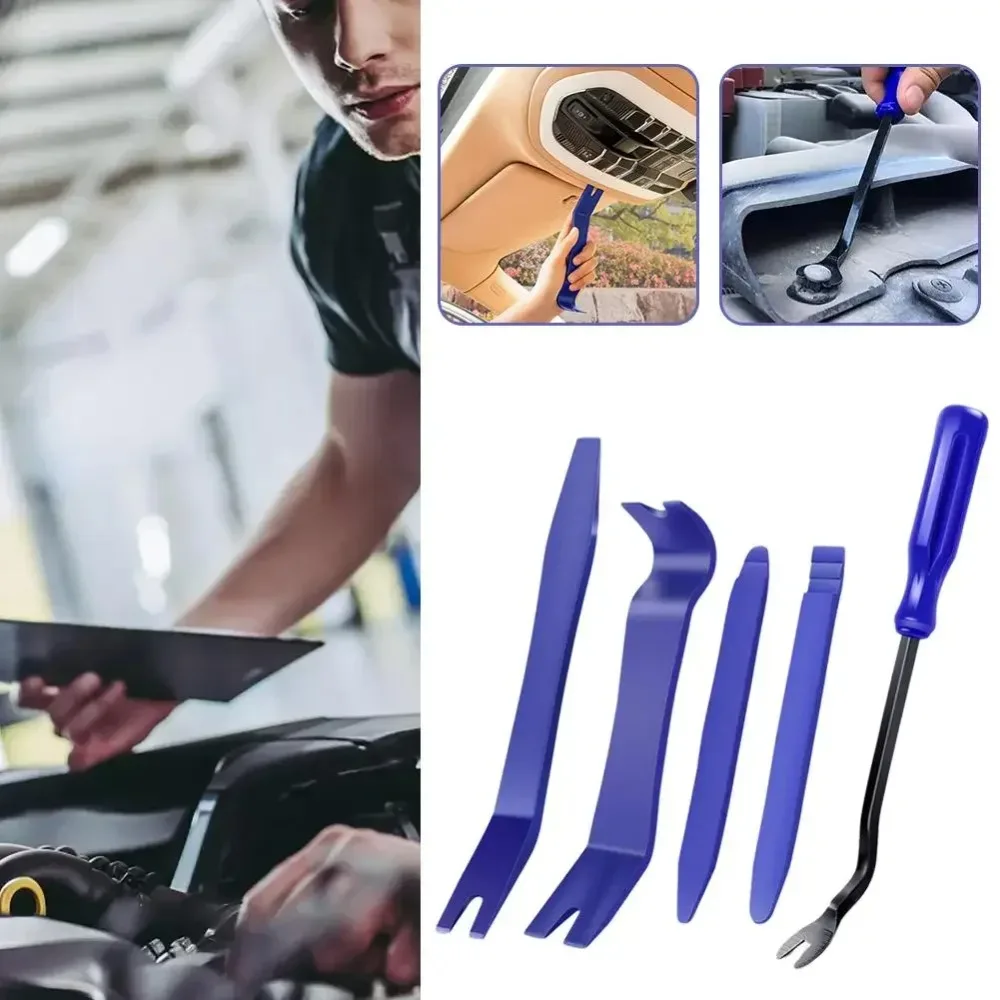 Auto Dismantle Tools Kit - Plastic Car Door Clip Radio Panel Installer Audio Repair Pry Conversion Removal Set Da G0O0