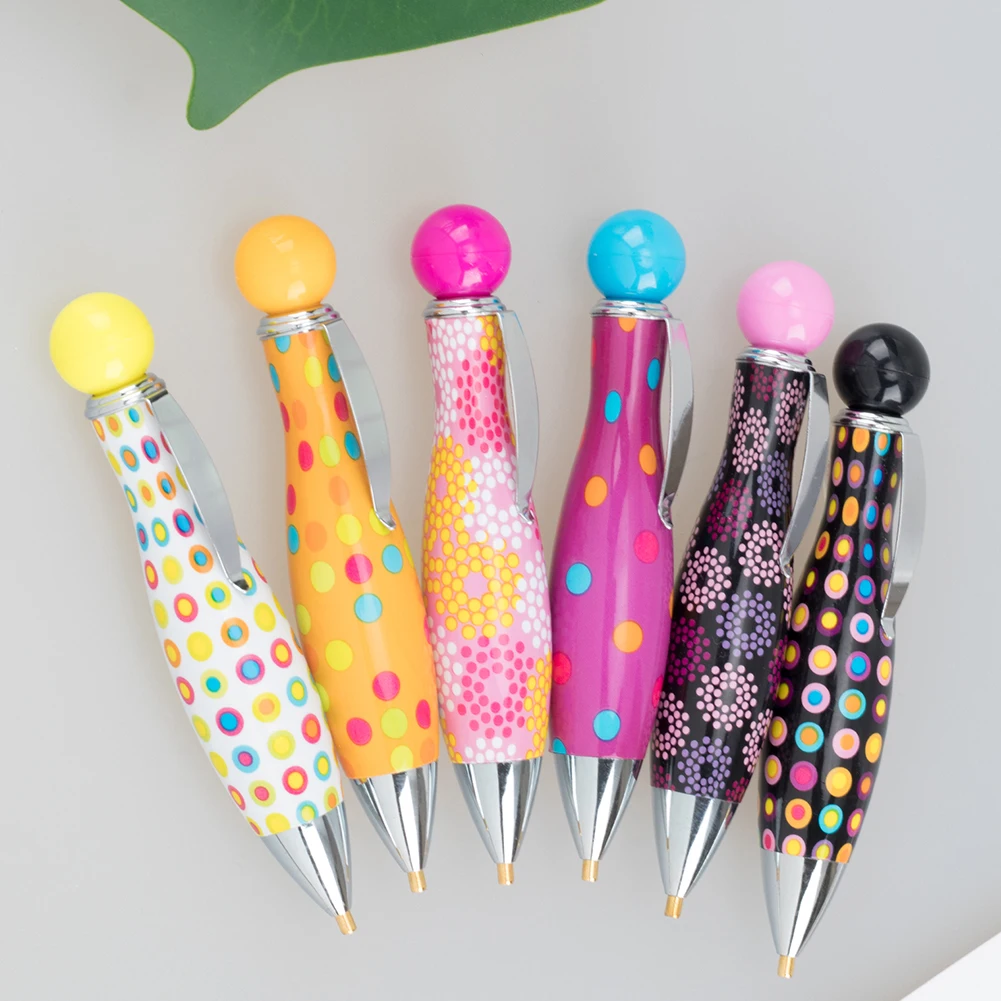 6PCS Rhinestone Picker Quick Point Pen Diamond Art Pens Glue Point Drill Pen for DIY Crafts Painting Cross-Stitch Nail Art