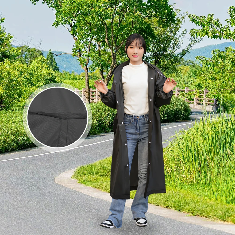 

10Pcs Rain Ponchos with Drawstring Hood Emergency Raincoat Windproof Outdoor Rain Wear Portable Rain Coat for Women Men