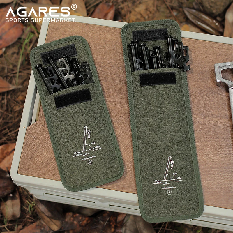 Outdoor Camping Tool Nail Storage Bag Military Oxford Cloth Molle Picnic Bushcraft Multitool Tactical Accessories Storage Bag