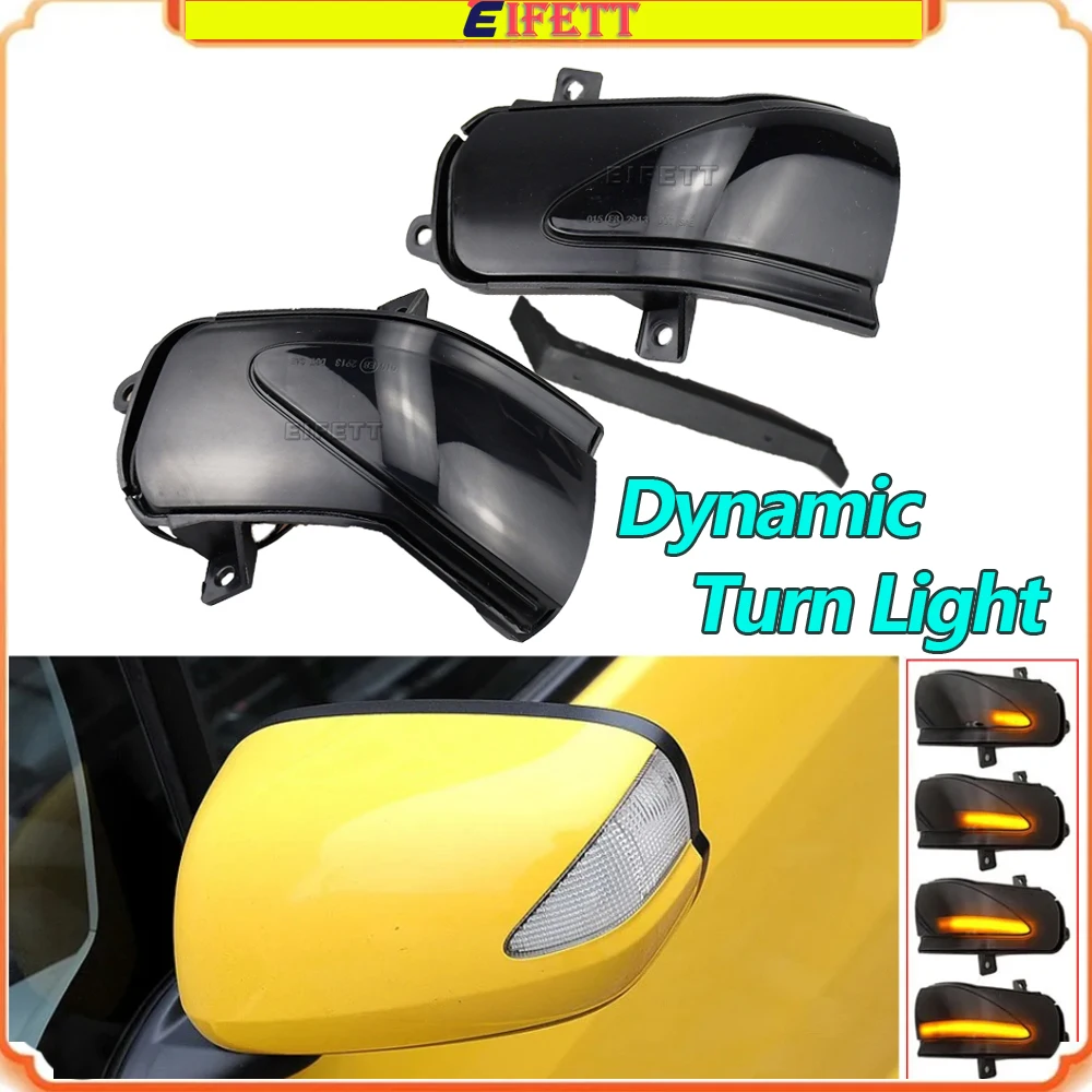 

NEW 2x Dynamic Side Mirror Blinker Light LED Turn Signal Lamps For Honda Fit Jazz GE6 GE8 Insight ZE2 Facelift