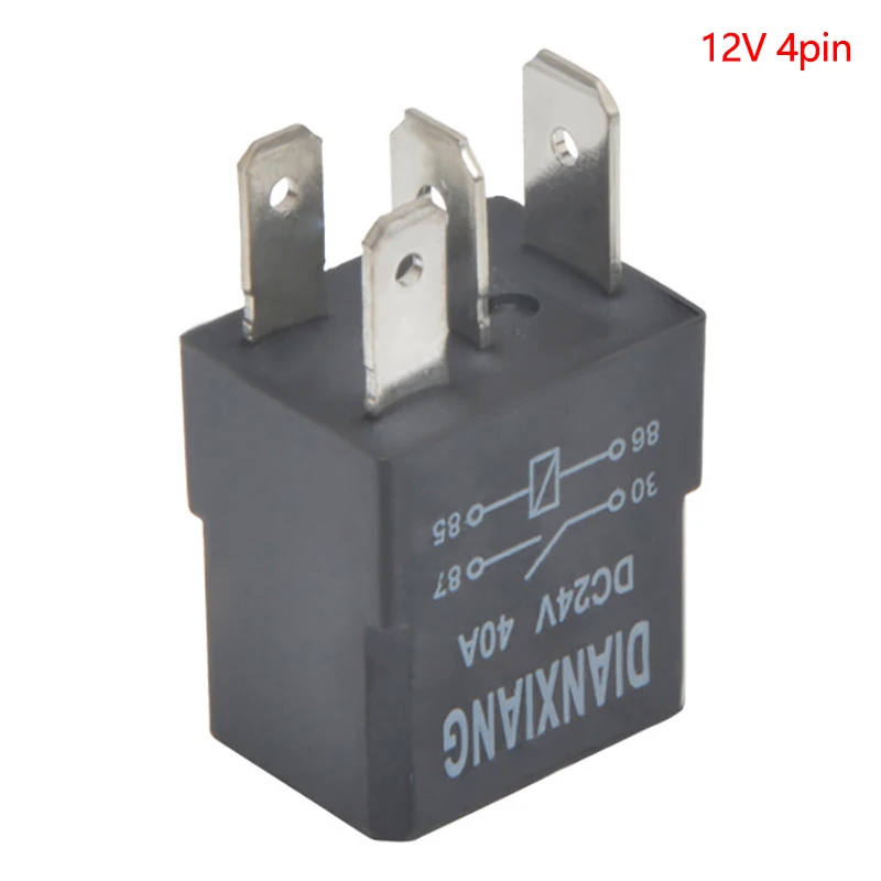New Automotive Relay 40A 12V/24V 4Pin 5Pin Small Waterproof For Lighting Controller