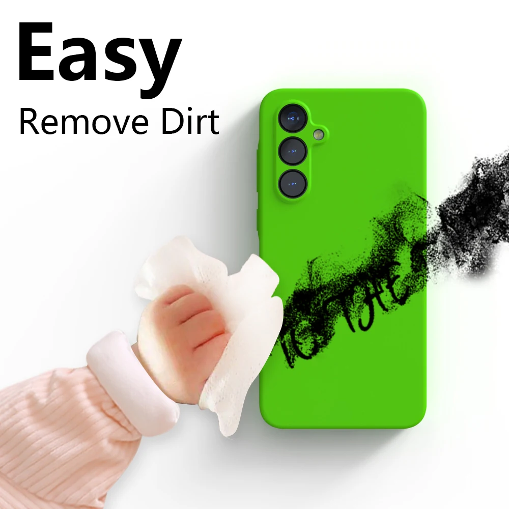 Coque souple en silicone liquide pour Samsung Galaxy A55, housse de téléphone, pare-chocs, A 35, 55, 34, 54, 5G, A35, A15, A14, A34, A52, nouveau