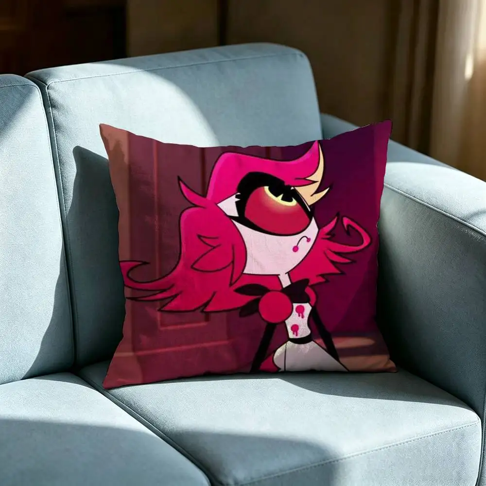 Comedy Anime H-Hazbin H-Hotels Niffty Pillow cover Soft Microfiber Pillowcase Home Sofa Decor Surprise Decorative printed.