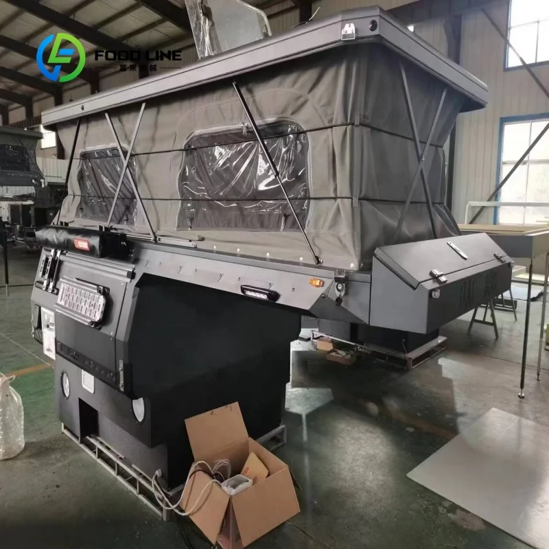 Customized Aluminum Truck Camper Shell Pop Up Roof Side Boxes for Off Road Overland Travel Camping Bulk Order Wholesale Rate