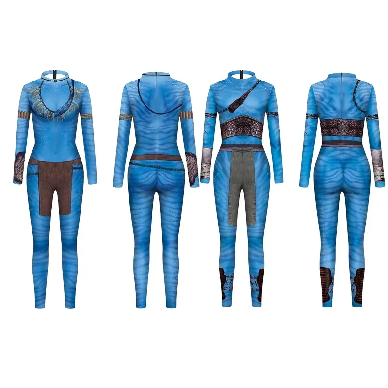 

New Cosplay Costume Avatar Movie Themed 3D Digital Print Jumpsuit for Men and Women 3D Digital Print Jumpsuit