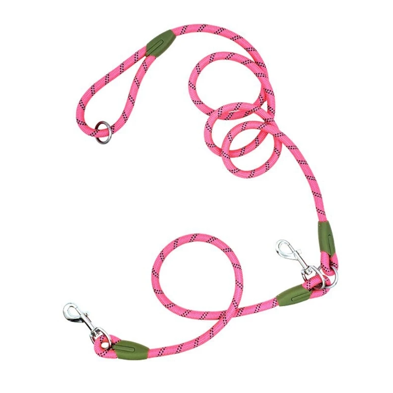 Multifunction Dog Leash Hands Dog Traction Rope Cross-Body Pet Leash Reflective High Visibility for Nighttime Walks