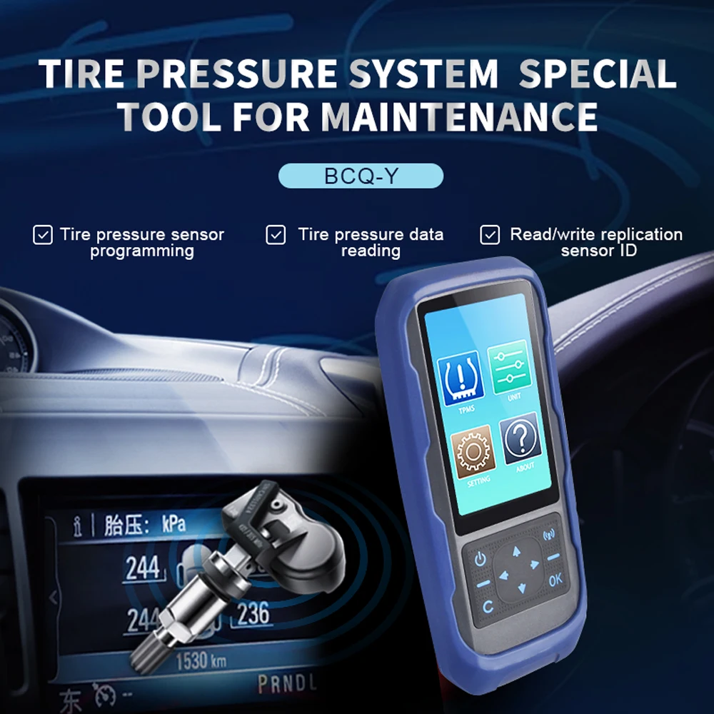 Auto Tire Pressure Sensor Bcq Diagnostic Scanner Tool Universal TPMS Car Programmable Machine Scan Tool