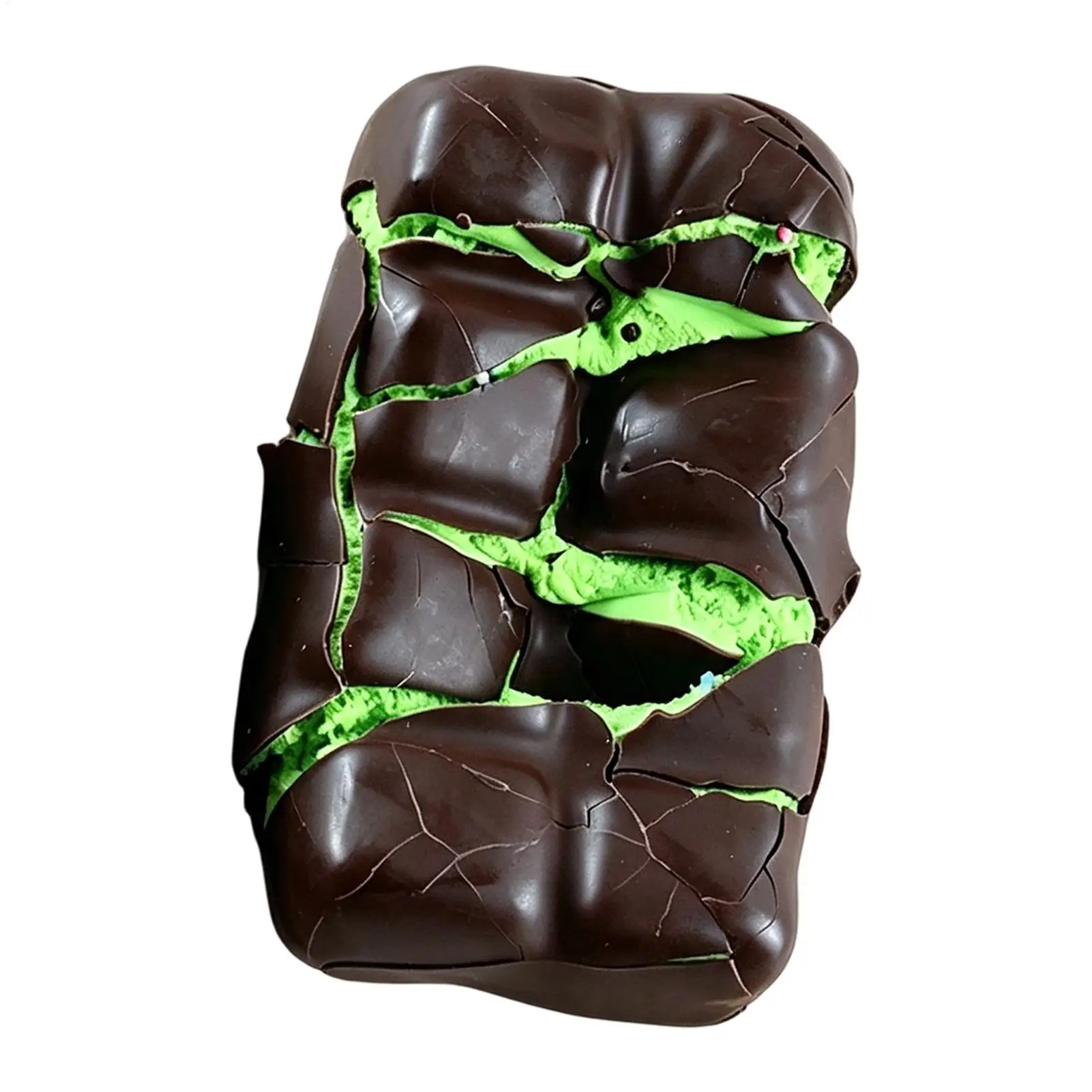 Crispy Clay Filled Chocolate Squishy Fidget Squeeze Toy Crunch Texture Stress Relief Desk Toy For Adults Anti Anxiety Hand Gift