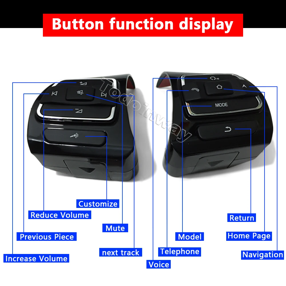 Multifunction Steering Wheel Switch Audio Volume Control Button For VW Passat B8 Tiguan Touran 3 Sharan Caravelle Lavida tools