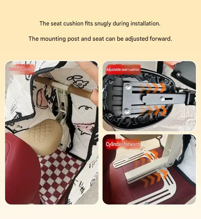 For TAILG Hudie EB Front Child Seat With All Round Guardrail Offer Stable Hand Grip For Kids Safe Travel