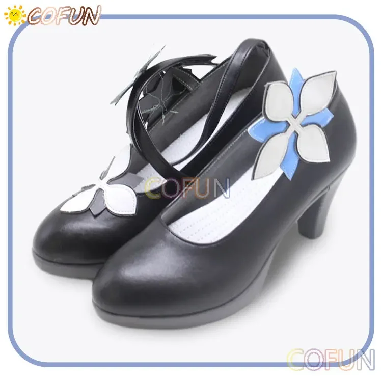 Cofun genshin impacto madame ping/guizhong botas cosplay genshin impacto madame ping sapatos tubo longo sapatos femininos jogo anime