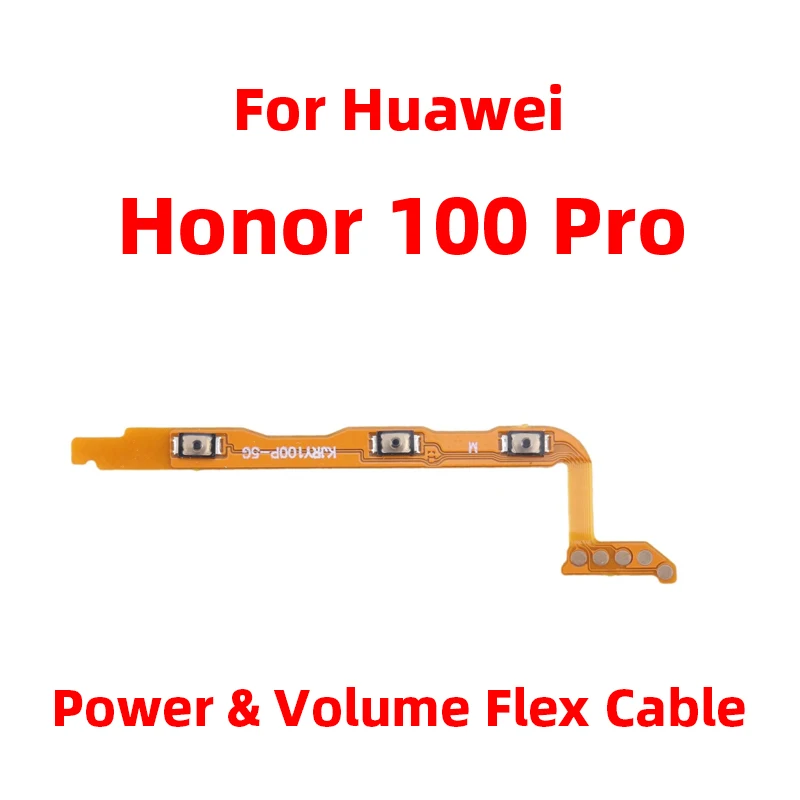 For Huawei Honor 100 Pro Power ON OFF Volume Camera Key Button Switch Flex Cable Replacement