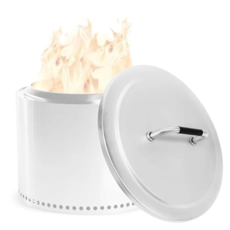 

Круглый чехол из нержавеющей стали 304 (19,5 дюйма) для Solo Stove Bon 2.0, аксессуар для SoloStove Bon и других 19,5-дюймовых уличных печей с термостойкостью.