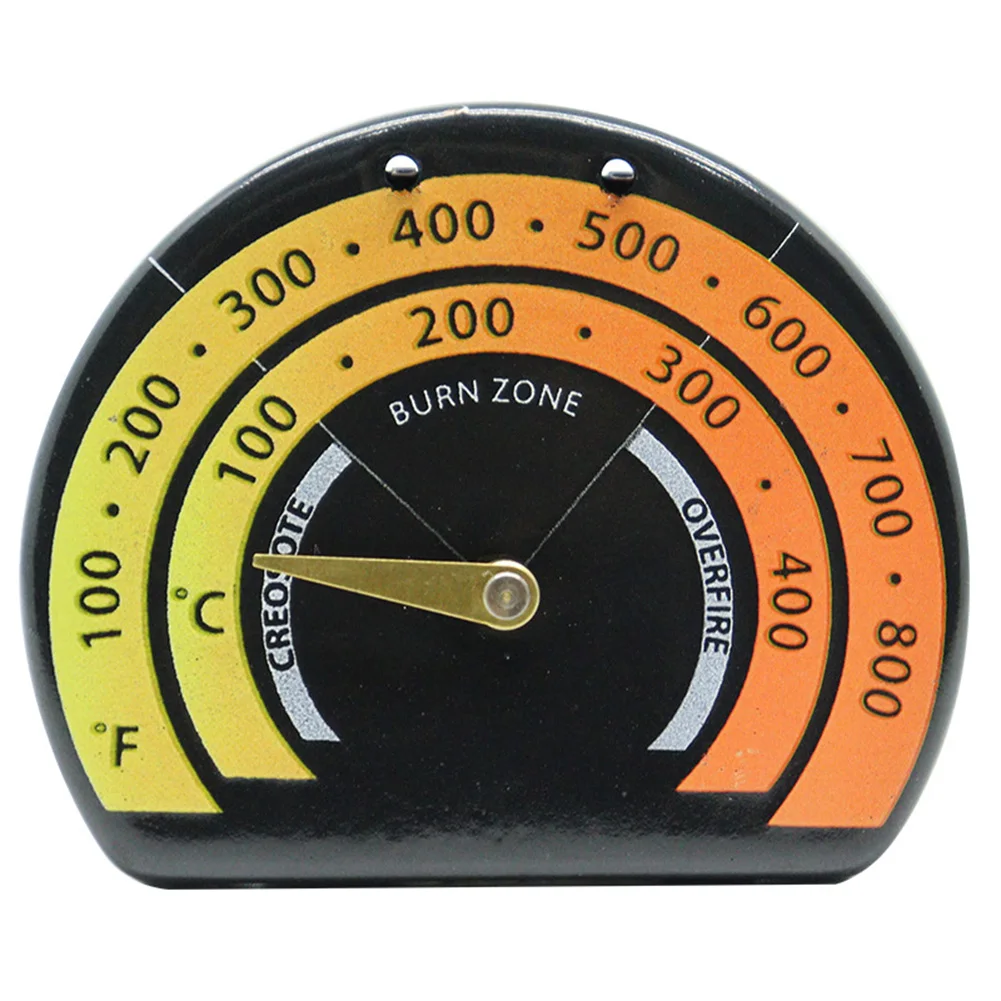 Large Thermometer Log Burner Temp Gauge Cost-Saving Fuel Efficiency Efficient Combustion Monitoring Indoor Heating