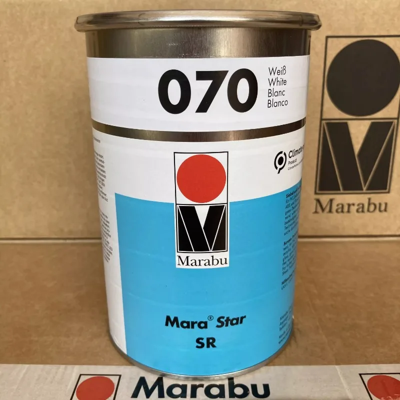 Marabu Genuine German Marabu Ink SR070 White SR073 Black High-end Screen Printing Ink