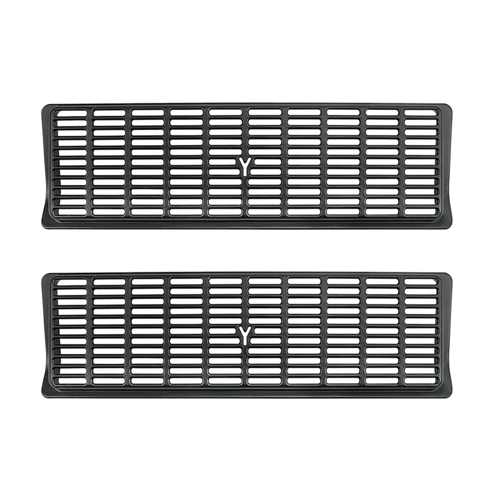 2Pcs Car Air Outlet Cover Under Seat Outlet Protector Anti-blocking Backseat Outlet Grille Protector for Tesla Model Y Parts