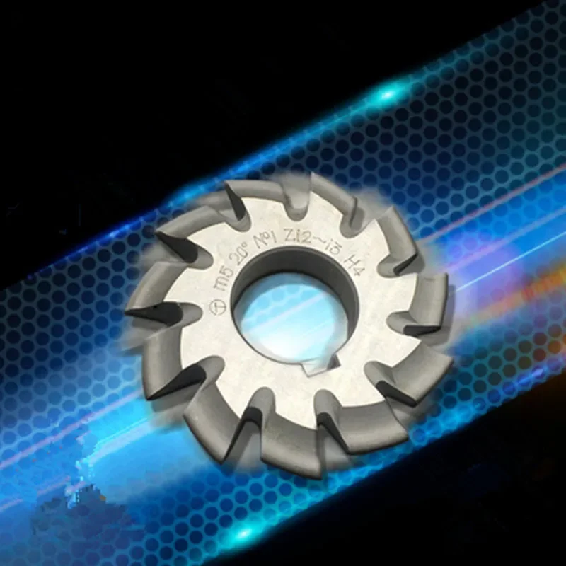 Módulo 1 PA20 Graus Furo 22mm 1-8 #   Ferramentas de corte de fresa de engrenagem de aço de alta velocidade HSS Involute