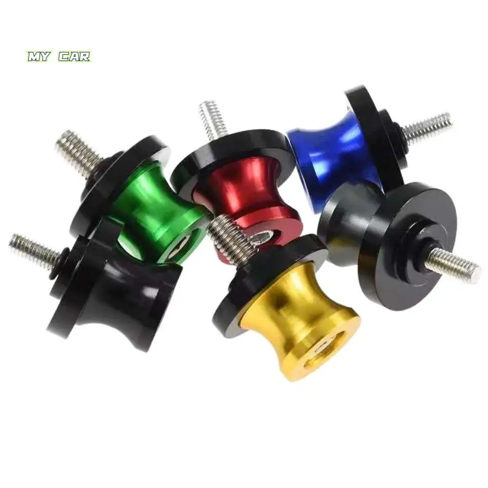 

Aluminum Alloy Motorcycle Swingarm Spools Corrosion Resistant Durable Swing Arm Stand Screws 8mm Rear Swingarm Stand