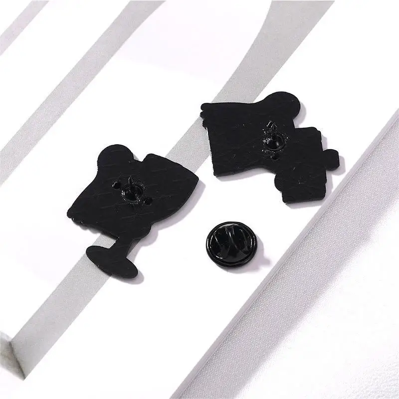 بروش برسوم كرتونية مضحكة من المينا الضفدع ، بروش لطيف ، دبوس طية صدر لكاميرا القدح الإبداعي ، إكسسوارات ملابس حقائب الظهر والقبعات ، 2 *