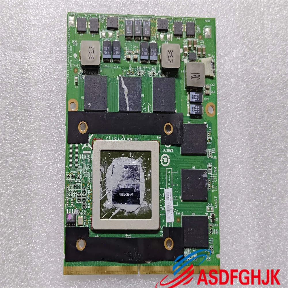 FOR MSI GT683 MS-16F2 Graphics Video Card GTX560M 1.5GB MS-1W041 Ver 1.0