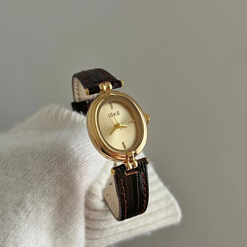 2025 waterproof quartz watch birthday gift light luxury retro classic trend women's watch elegant and simple