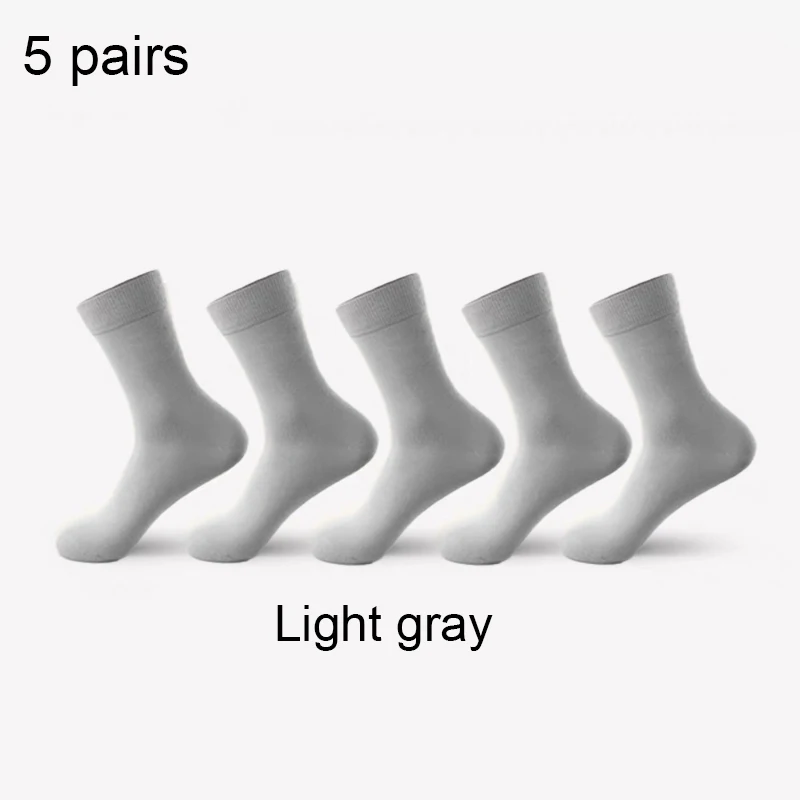 2025 New Men's and Women's Solid Color Medium Tube Luxury Business Disposable Solid Color Socks Breathable and Comfortable