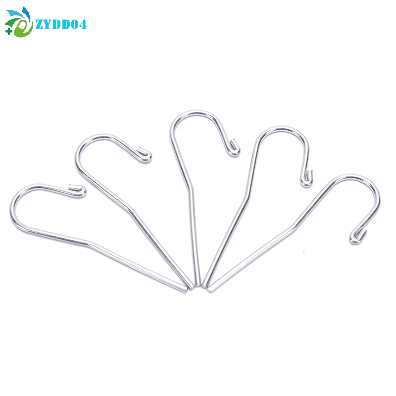 ●5Pcs/Pack Stainless steel 2mm Dental Lip Hook Root Canal Measuring Accessories Lip Mouth Hook Apex Locator Tool for Dentists