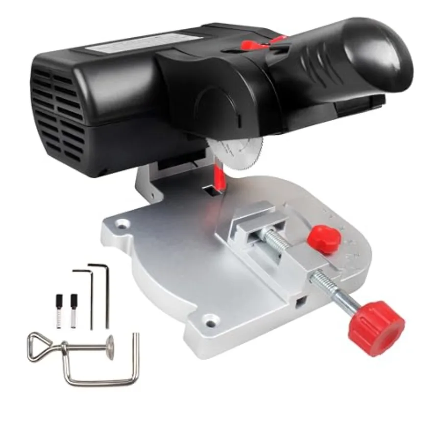 

110V Mini Cut-Off Chop SawSmall Electric Table Miter Saw Tool for Plastics and Wood etc Non Metals and Copper and Alum