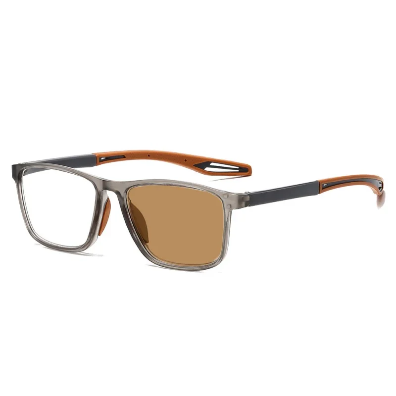 Retro TR90 Rahmen Photochrome Lesebrille Frauen Männer Trendy Presbyopie Brillen Vintage Verfärbung Sonnenbrille 0 + 1,0 + 4,0