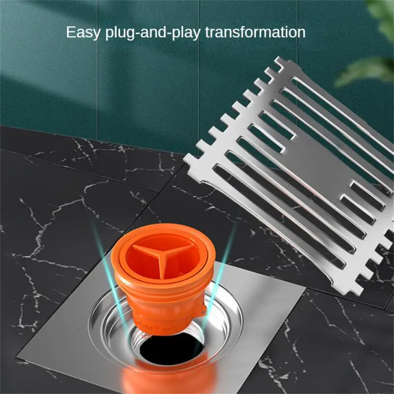 Floor Drain Cover Sewer Pipe Sealing Odor-proof Deodorizer Bathroom Accessories Sewer Deodorant Cover Sewer Odor-proof Cover