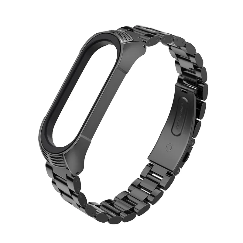 Metal Strap for Xiaomi Mi Band 9 8 7 6 5 4 3 Stainless steel bracelet wristband For Mi band 9/8 For Miband 7 Correa Accessories