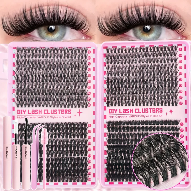 لتقوم بها بنفسك جلدة طقم وصلات الرموش مجموعات لاش السندات وختم أدوات ماكياج ل الإلتصاق جلدة الإلتصاق الغراء الملحقات #6