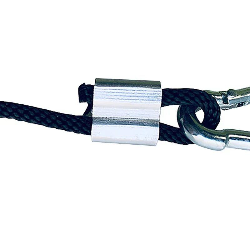 Perchas reforzadas ajustables de 8 pulgadas, Clip de cuerda resistente, trinquete colgante yo-yo para tienda de campaña, gancho de polea para lámpara de planta de cultivo, 6 uds.