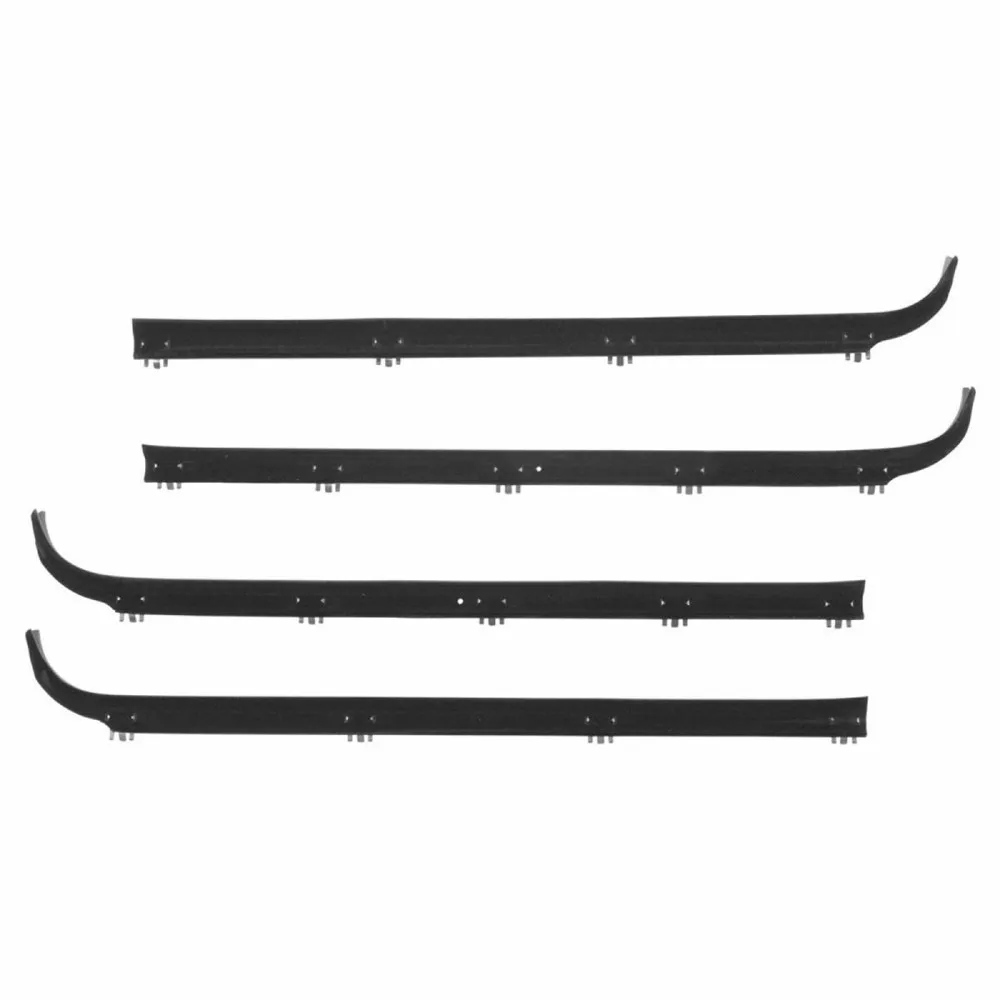 Door Window Sweep Felts Seal Weatherstrip Kit For 1987-1997 Ford F150 F250 F350