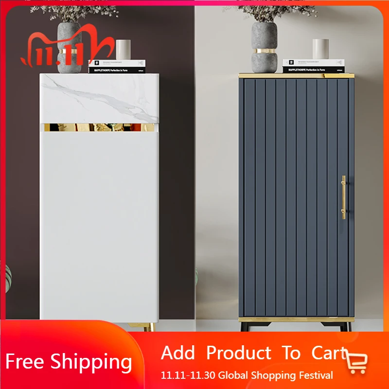 Stackable Modern Shoe Cabinet Display Luxury Organizer Storage Cupboard Shoe Shelf Italian Minimalist Gabinete Hotel Furniture
