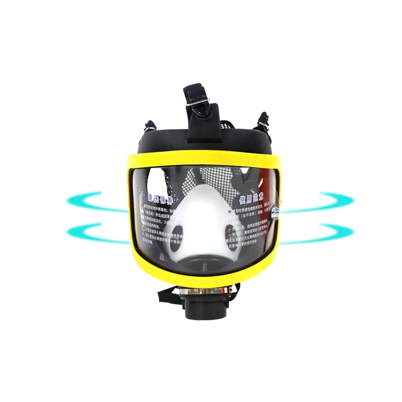 New Industrial Full Face Gas Respirator Dust Mask With Filtering Tank Splash Proof For Painting Pesticide Spraying Work Safety