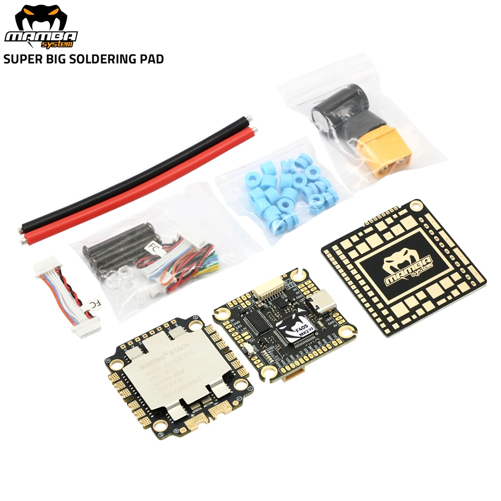 

Diatone MAMBA F405MK2 F405 MK2 50A Flight Stack для RC FPV Drone Аксессуары