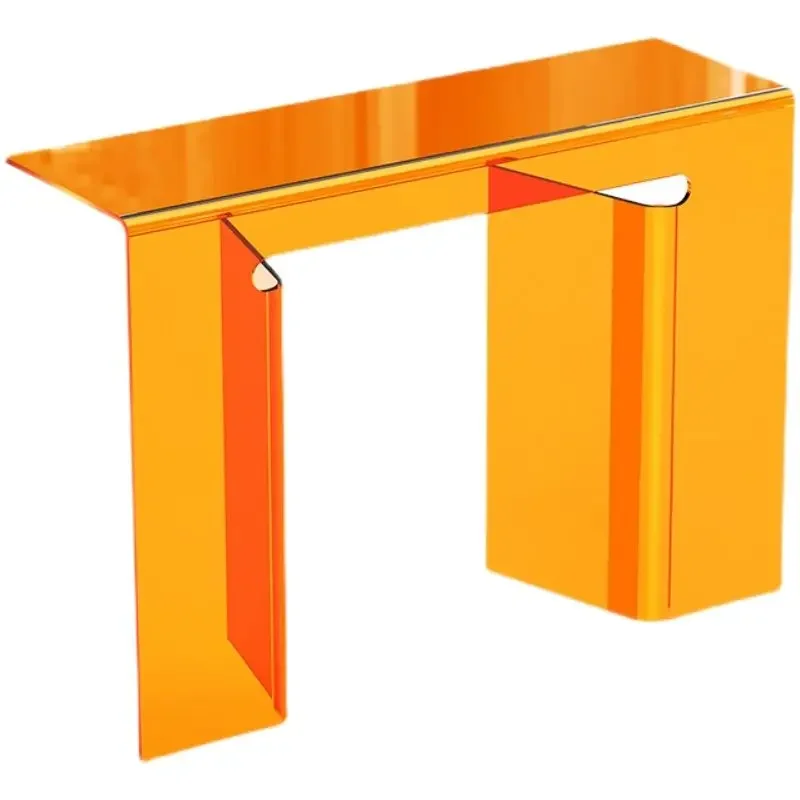 

Acrylic Entrance Affordable Luxury Style Entrance Cabinet Italian Simple Wall Console Tables New Chinese Entrance Hallway