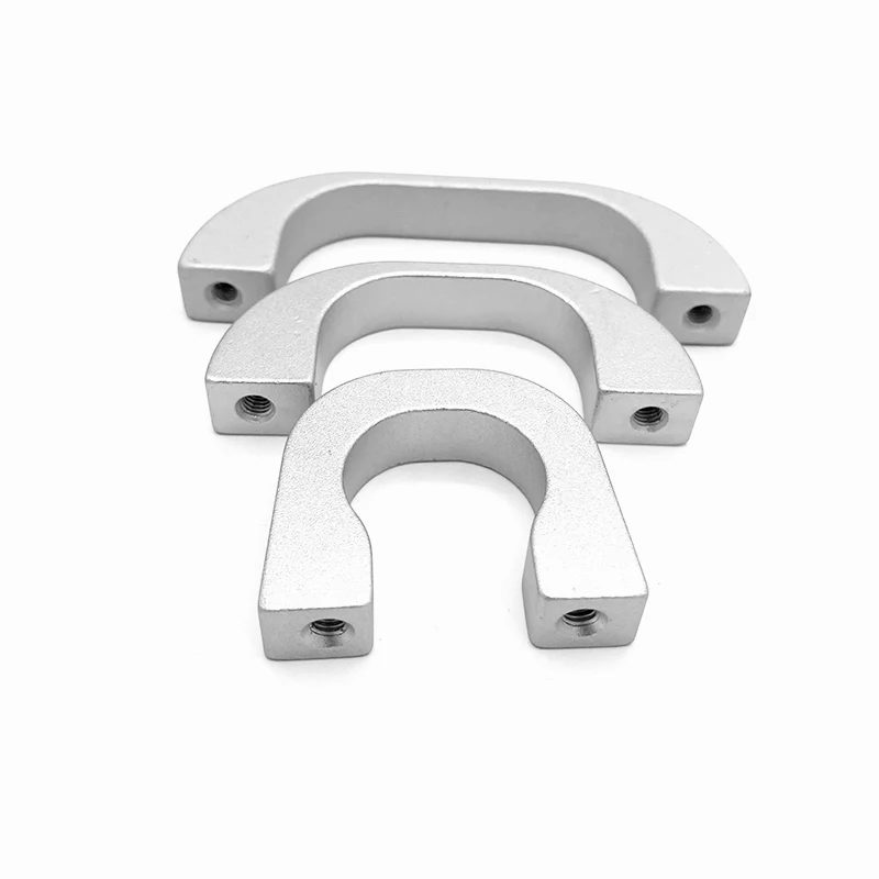 Kleiner Griff aus Aluminiumlegierung für U-Schrank-Ausrüstung, Industrie-Chassis und Haushaltsschränke – Detail 4