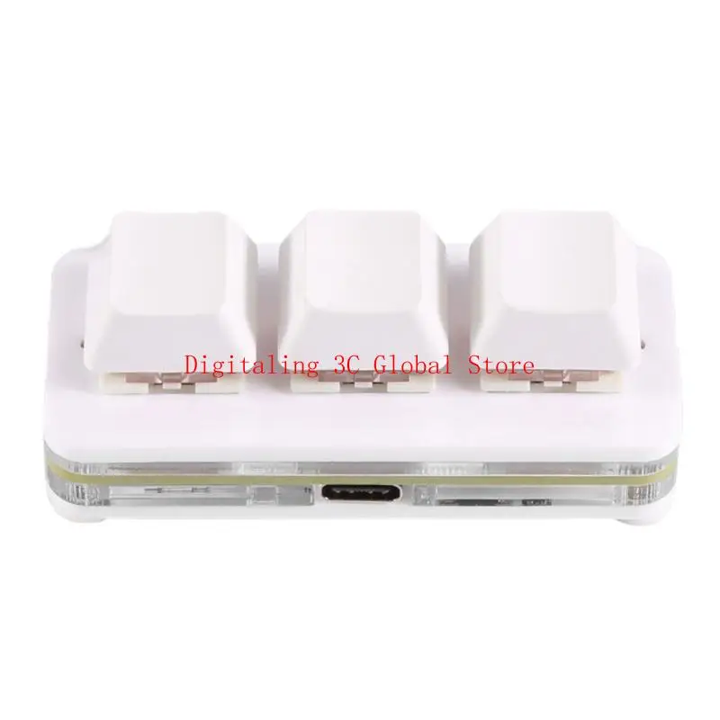 3 Keypad Handed RGB Mechanical Gaming Keyboards Programmable Keyboards USB C Gaming Keyboards for PC