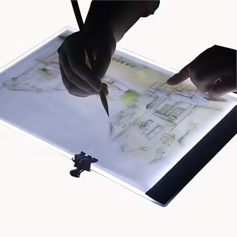 1pc Ultra Thin A5 LED Graphics Tablet Drawing Board Light Box Tracing Table Pad Diamond Painting Embroidery Tools