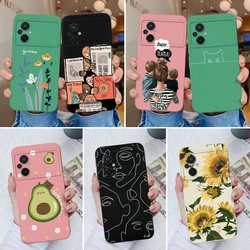 Cute Case For Xiaomi Poco M5 M5S Cat Soft Smooth Liquid Silicone Anti Slip Camera Coverage Phone Shell For PocoM5 S Bumper Capa