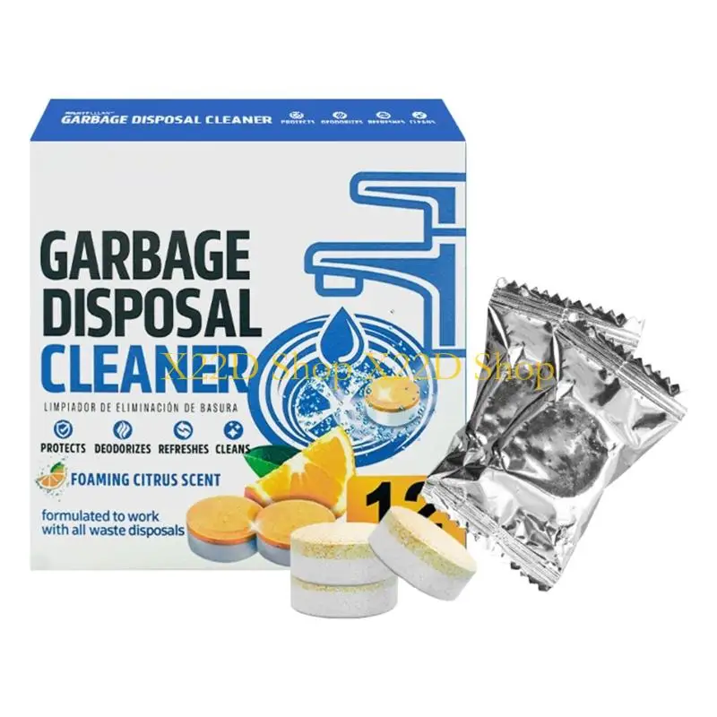 

X22D Таблетка для чистки труб для раковины Попрощайтесь со стойкими пятнами и неприятными запахами Эффективное средство для