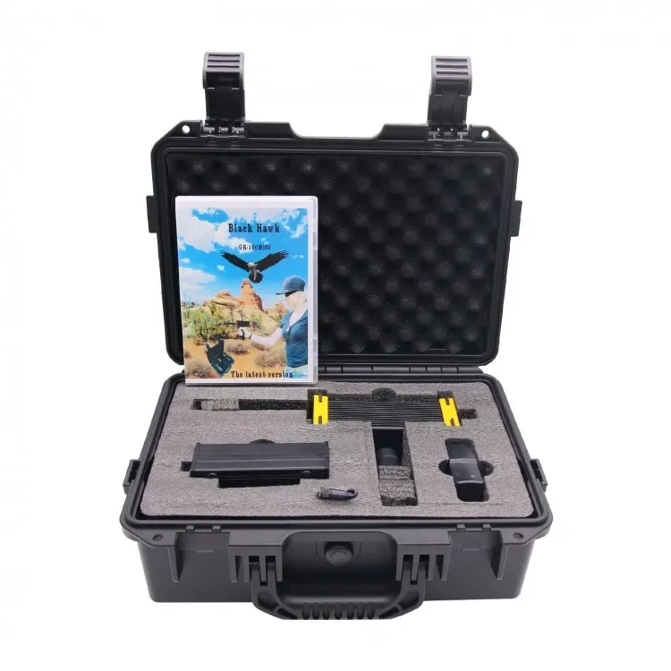 2019 Portable GR100Mini Long Range Silver Gold Gem Diamond Metal Detector with Carry Case