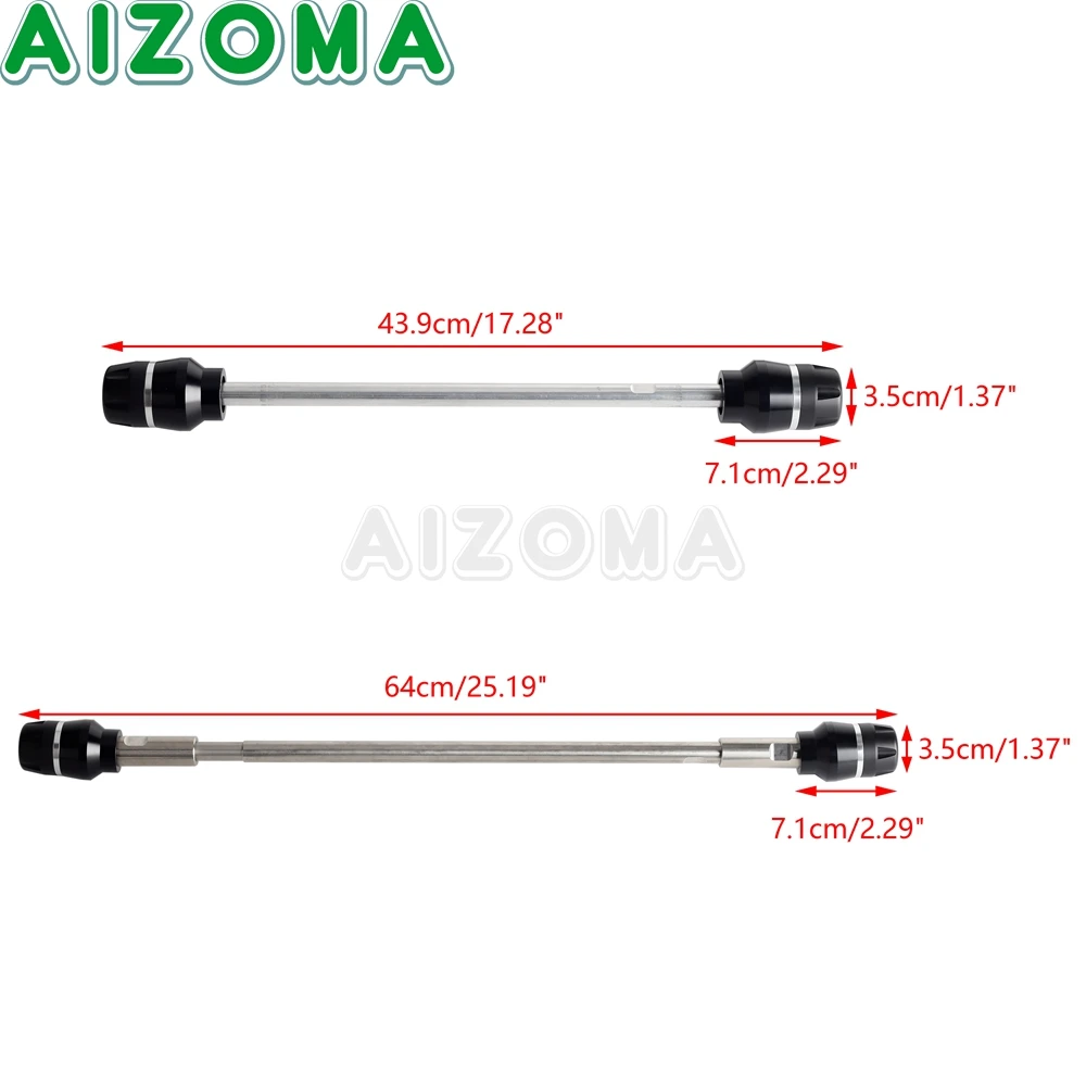 For Harley Sportster S RH1250S 21 22 23 24 Rear Front Axle Fork Crash Slider Wheel Hub Protector Pads Motorcycle Accessories