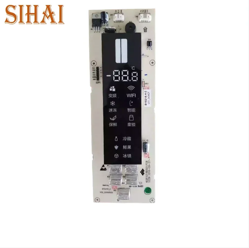 

Плата управления для холодильника MeiLing B15218.4-2: дисплей, сенсорная панель, блок питания, плата управления.